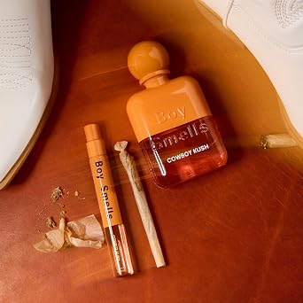Boy Smells Cowboy Kush Eau de Parfum - Long Lasting Perfume with Patchouli Scent Spicy Aromatic Fragrance with Leather & Hazelnut Notes