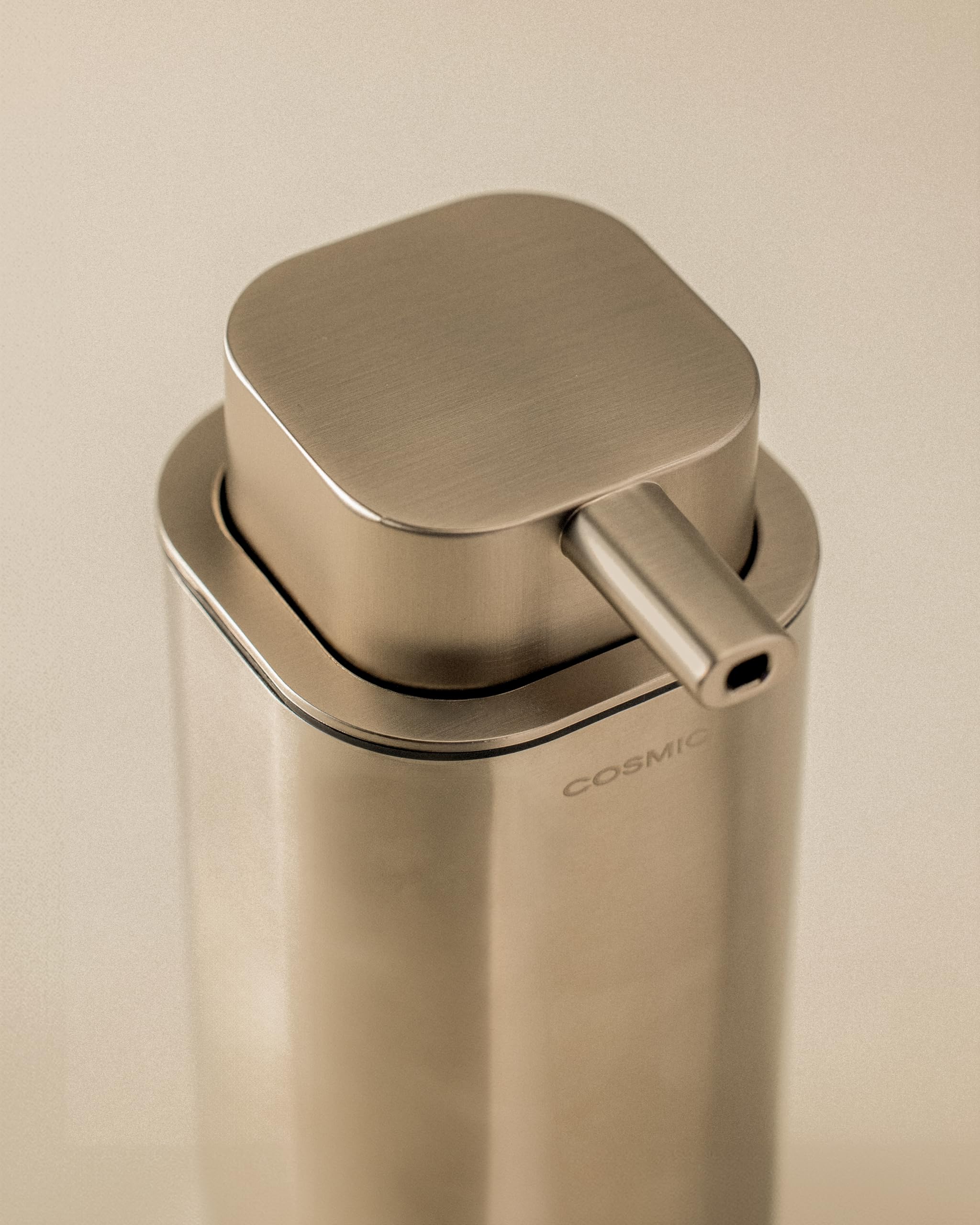 Lote de Productos para baño formado por Dispensador de Jabón y Portacepillos NEA Blanco Mate