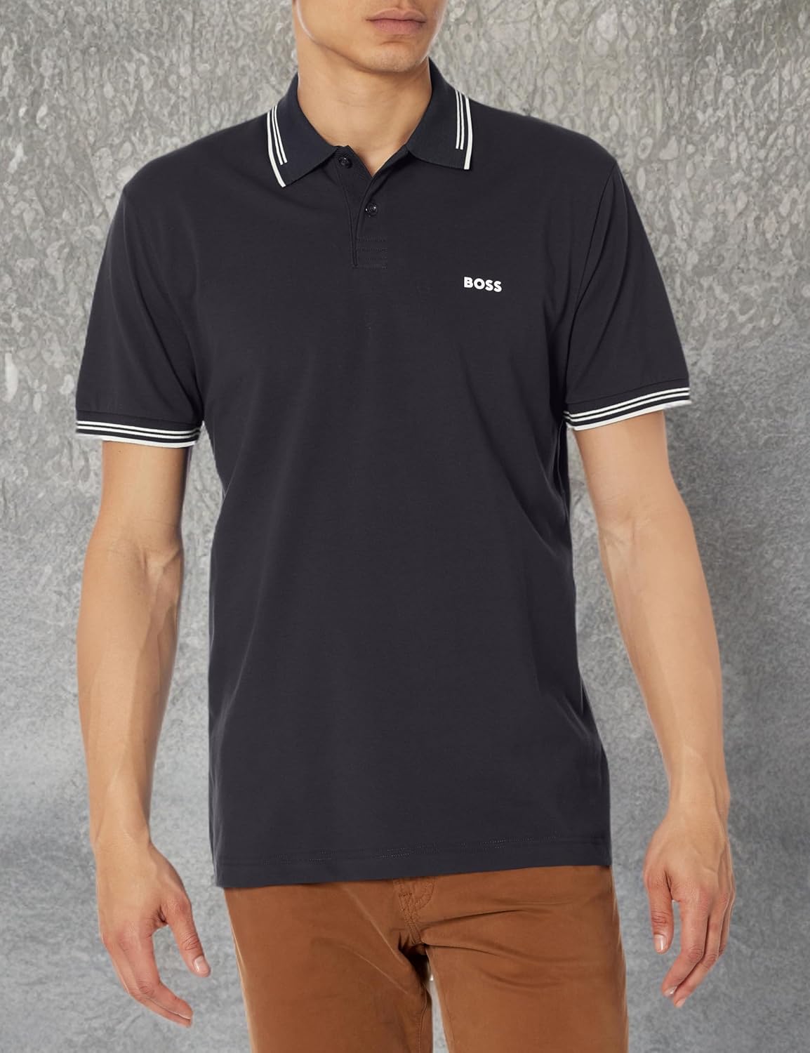 BOSS Men's Paul Modern Essential Polo - Image 3