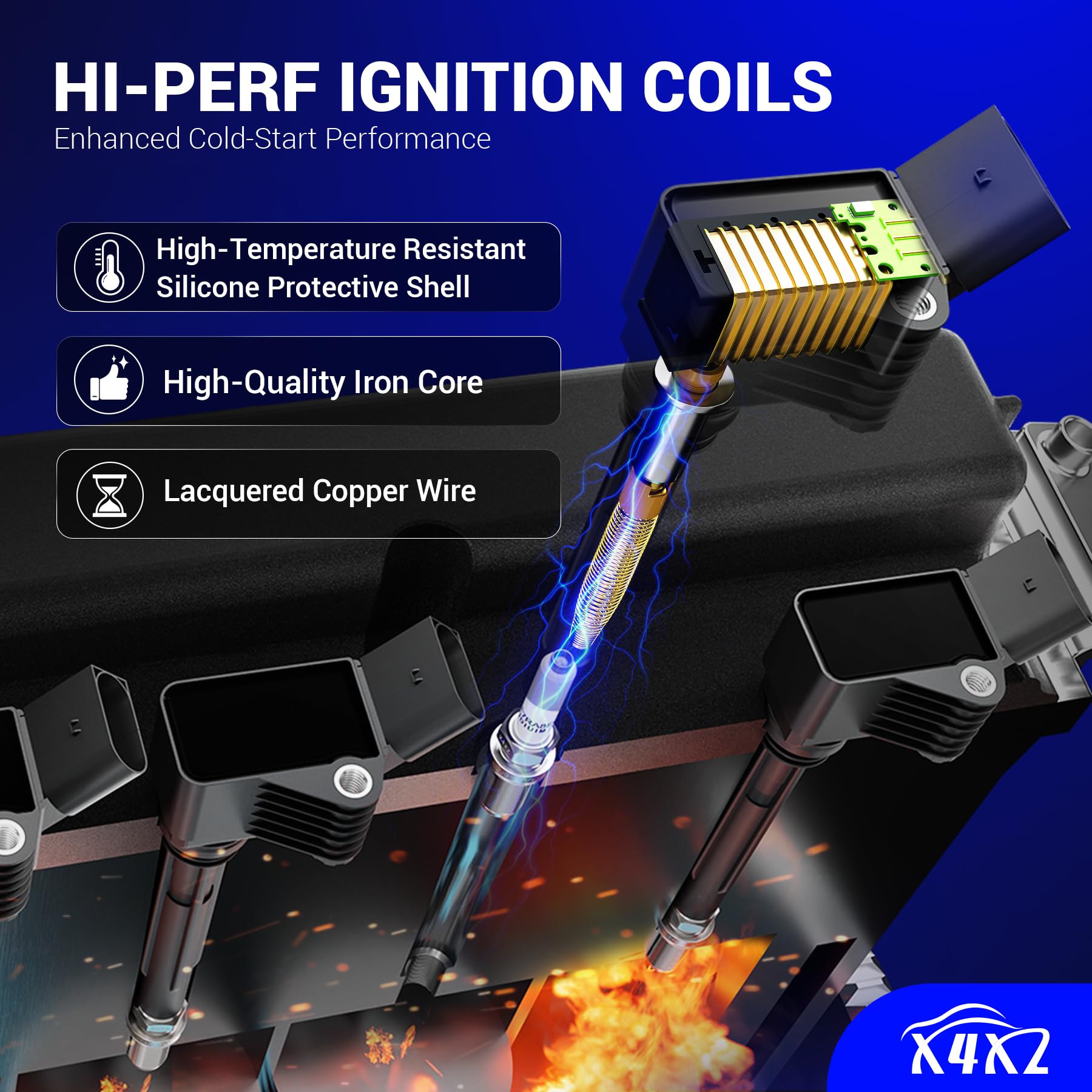 Amazon.com: UF230 Ignition Coil Pack Compatible with Toyota Tundra