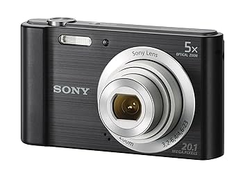 Amazon.com : Sony Cyber-Shot DSC-W800/B 20.1MP Super HAD CCD