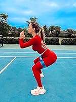 Vista 4 de Bandas de ejercicios de bucle de resistencia de Fit Simplify con guía de instrucciones y bolsa de transporte, juego de 5