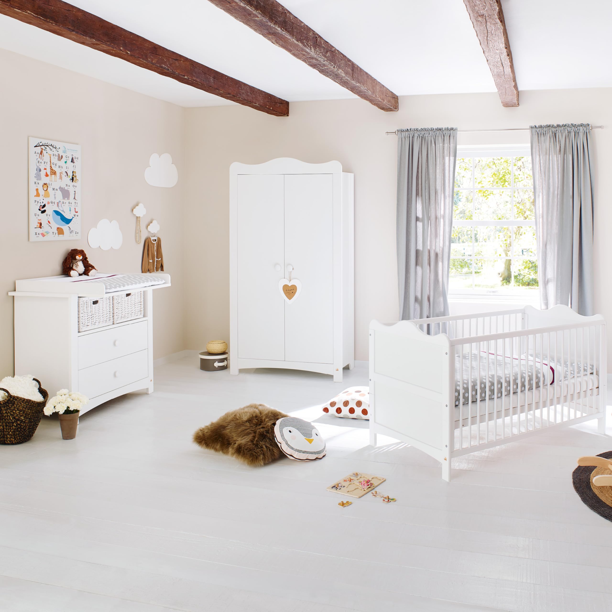 Pinolino Florentina Ensemble Complet pour Chambre d'enfant Blanc