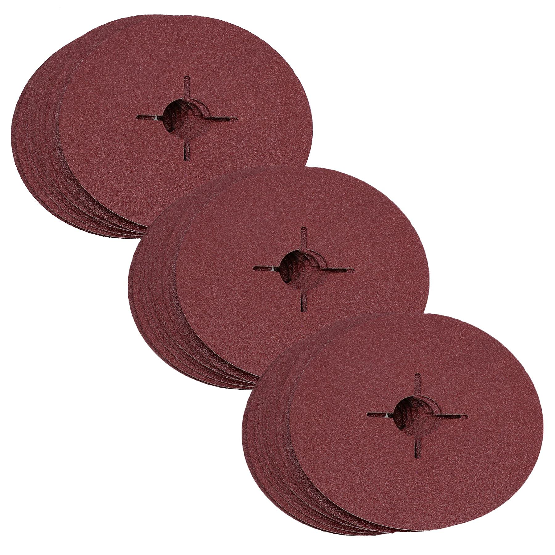 115mm Fibre Sanding Discs 60 Grit Medium Disc For 4-1/2