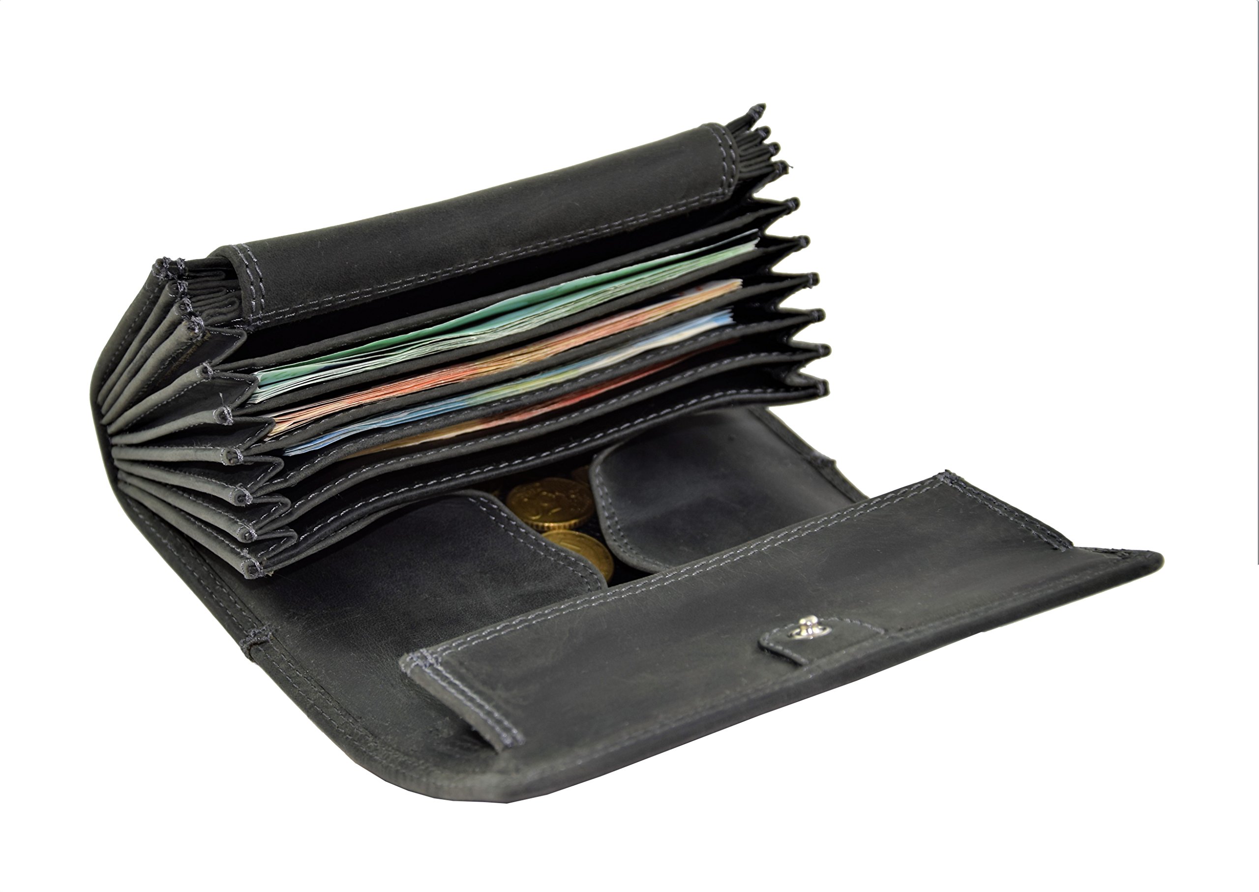 Menzo Monedero de camarero, Negro (Negro) - 937c