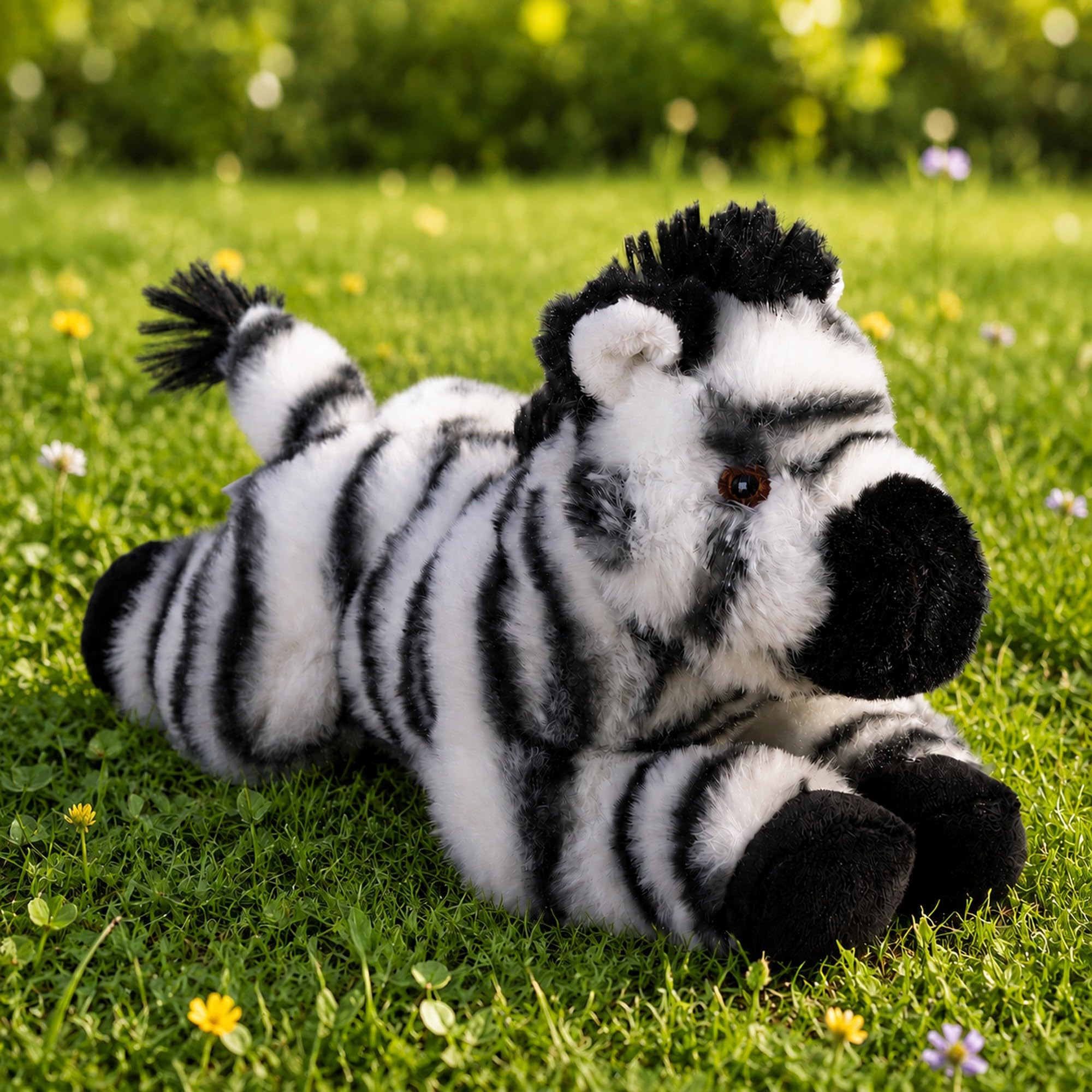 Amazon.com: Wild Republic Ecokins Mini Zebra Stuffed Animal - 8