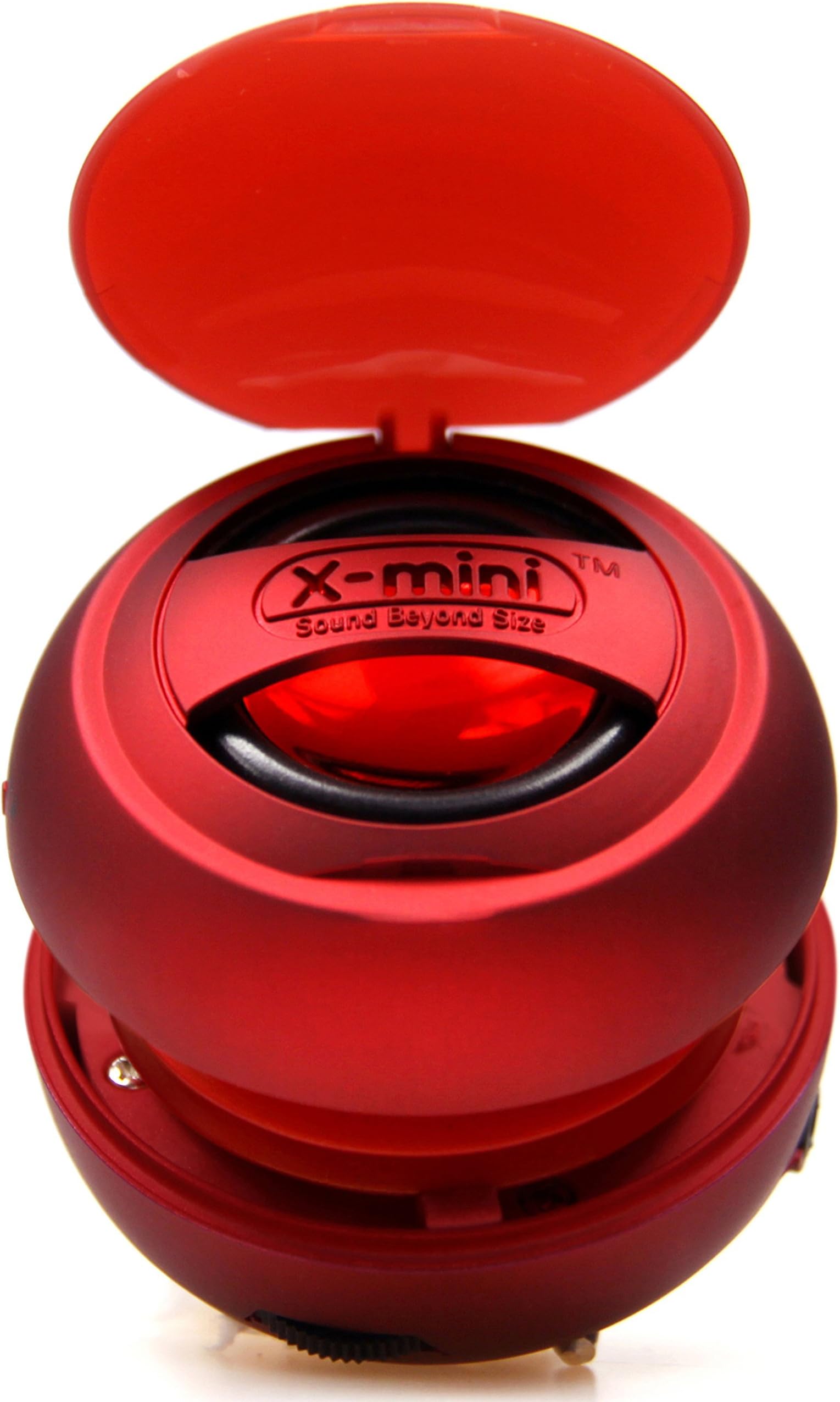 XMI X-mini v1.1 Capsule Speaker for iPhone, iPad 2/3, iPod, MP3 and Laptop - Red