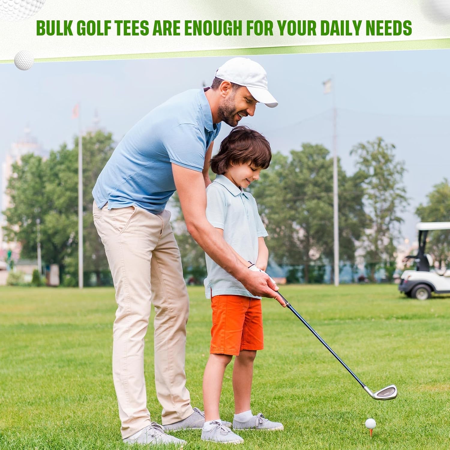 Mudder Golf Tees Bulk Wood image 3