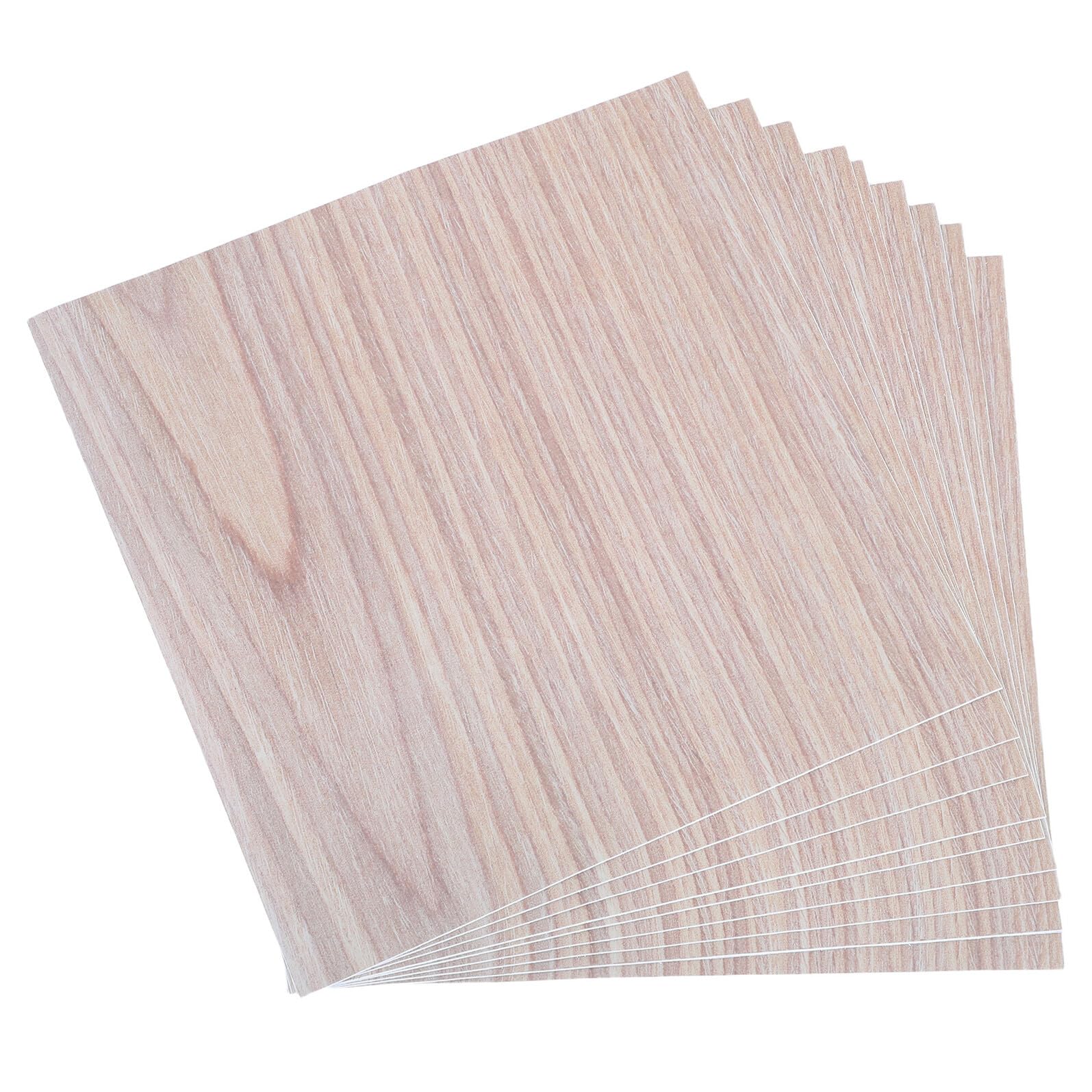 Carreaux Auto-adhésifs à Grain de Bois 30x30 Cm Lot de 10 Pièces Revêtement Mural