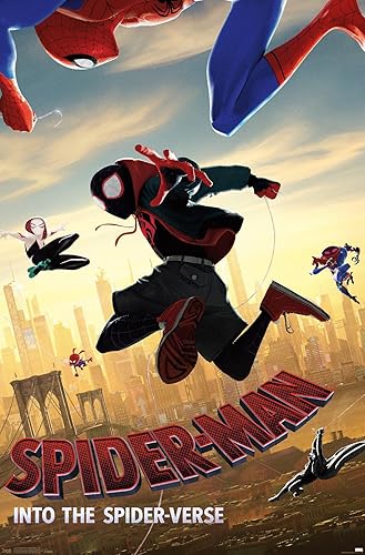 Trends International Marvel MCU - Póster de pared de buceo, Spider-Man - Into The Spider-Verse - 14.725 x 22.375 pulgadas, versión premium sin marco