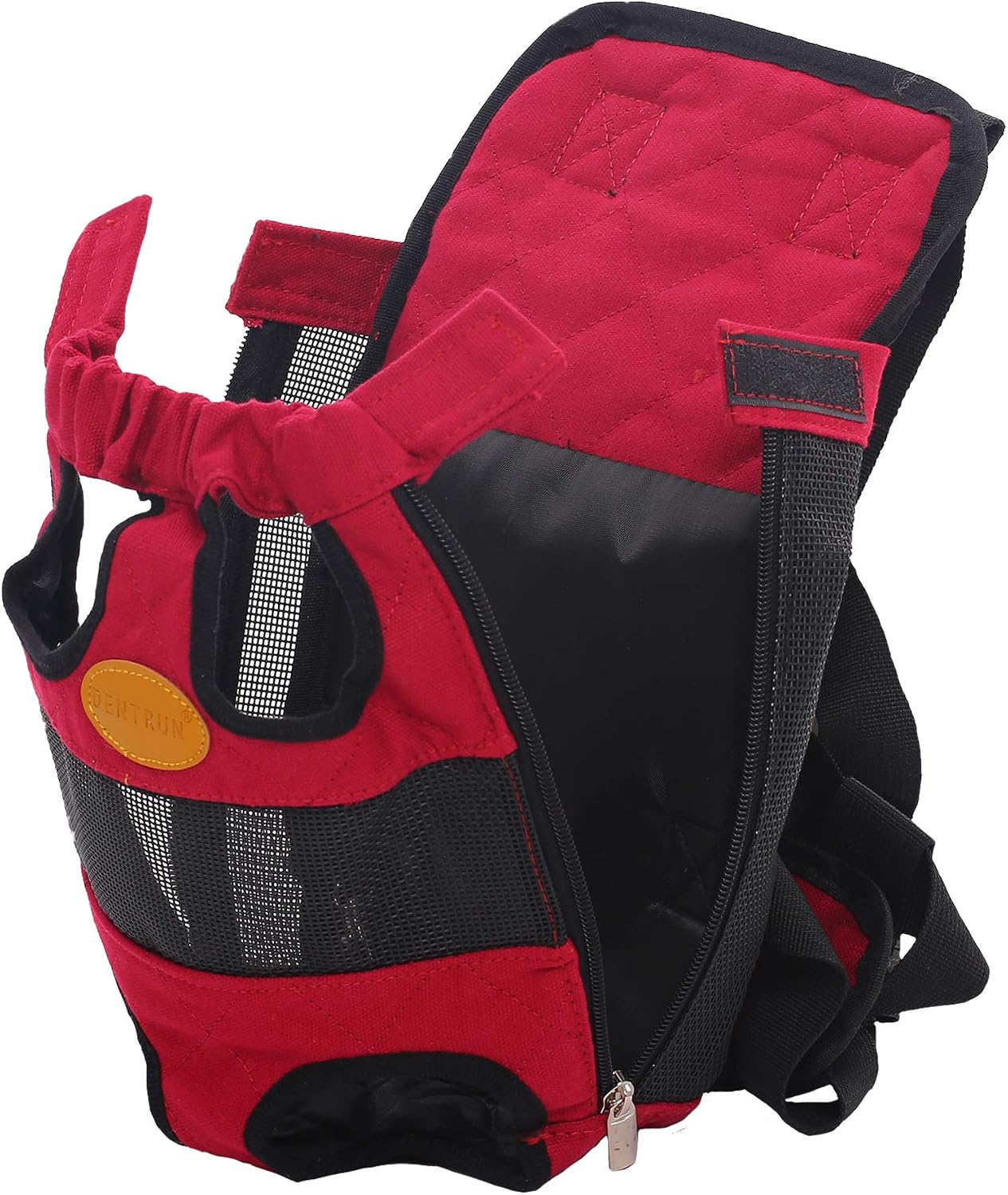 DENTRUN Legs-Out Front Pet Dog Carrier,Hands-Free Adjustable Backpack Travel Bag for Small Medium Puppy Doggie Cat Bunny Breeds