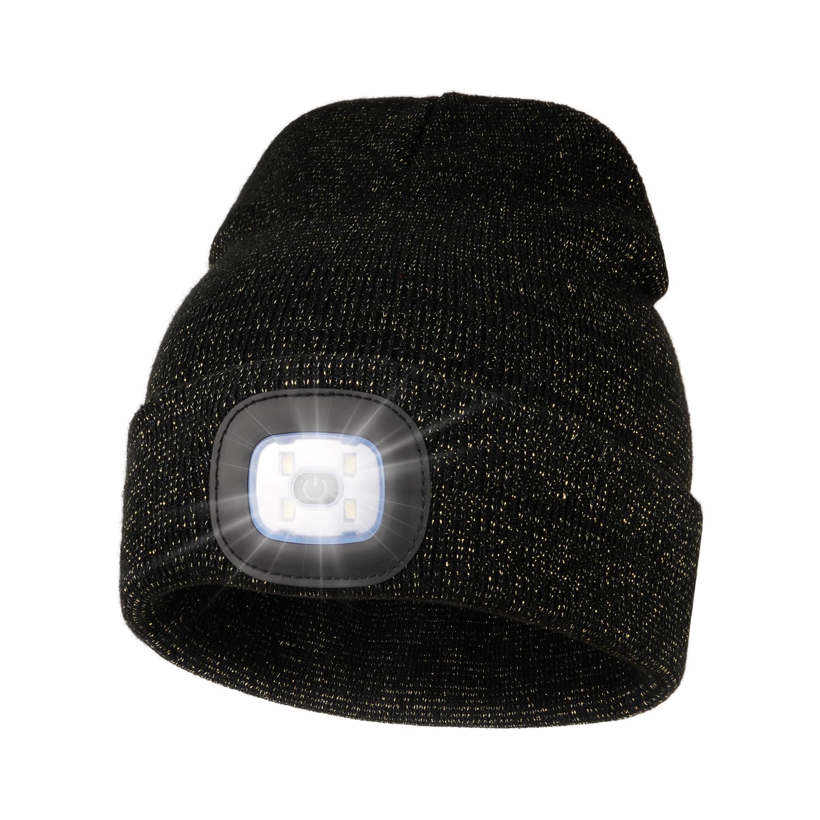 MELASA Unisex Beanie with The Light Hands Free Winter Beanie Gifts for Men
