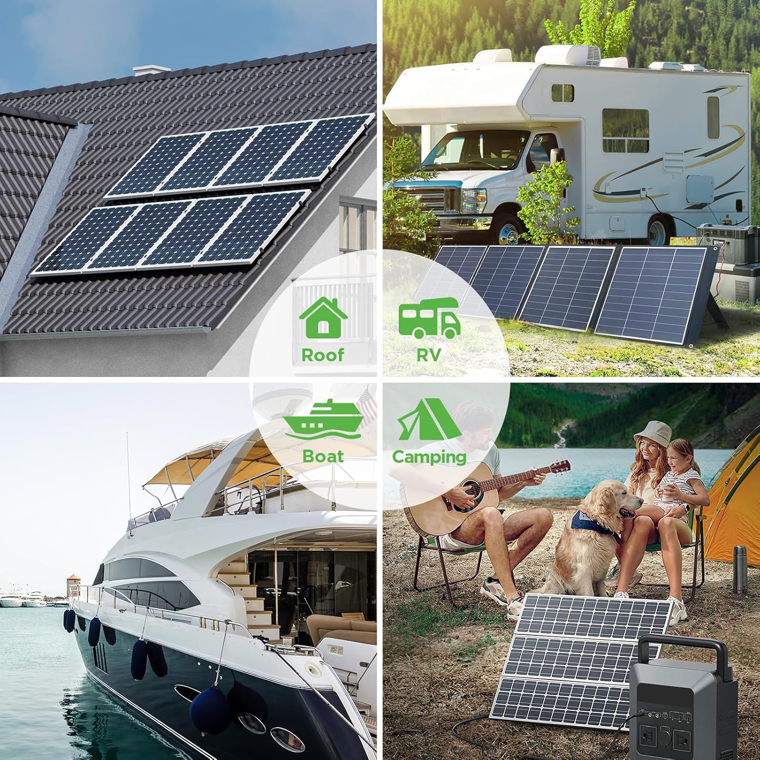 Solar Extension Cable,10 Ft Solar to Anderson/XT60/DC7909/DC5521 Adapter Solar Connector for Solar Panel to Ecoflow River & Delta Series Power Station