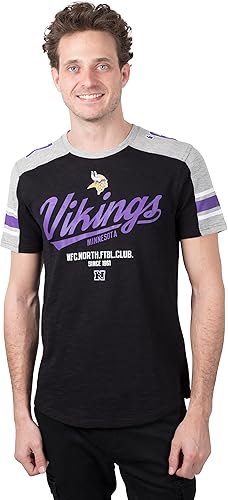 Miniatura 19 de Ultra Game NFL - Camiseta raglán de manga corta para hombre