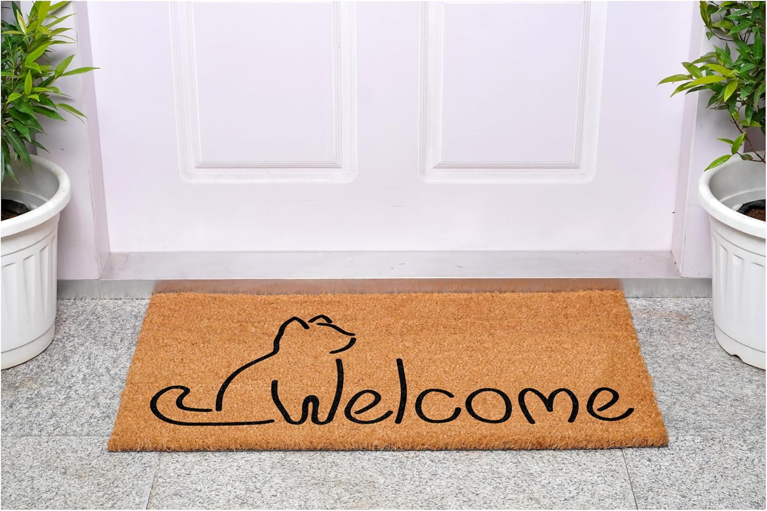 Calloway Mills Lucky Cat Welcome Doormat (17" x 29")