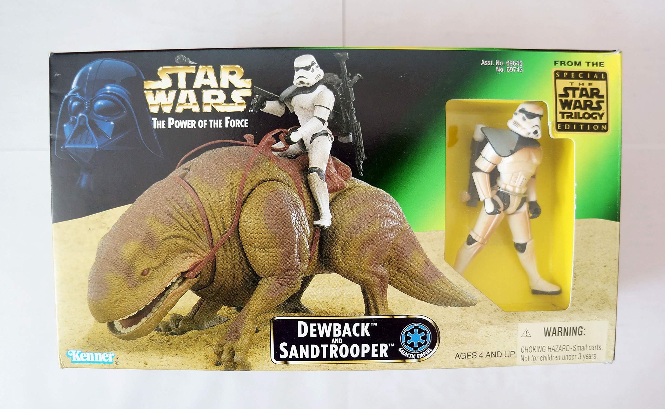 Star Wars Power of the Force Beast Pack Dewback & Sandtrooper Action Figures