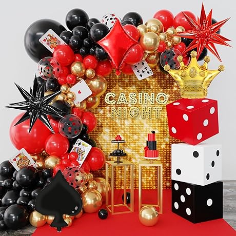 Casino Decorations Party Theme for Vegas Poker Night