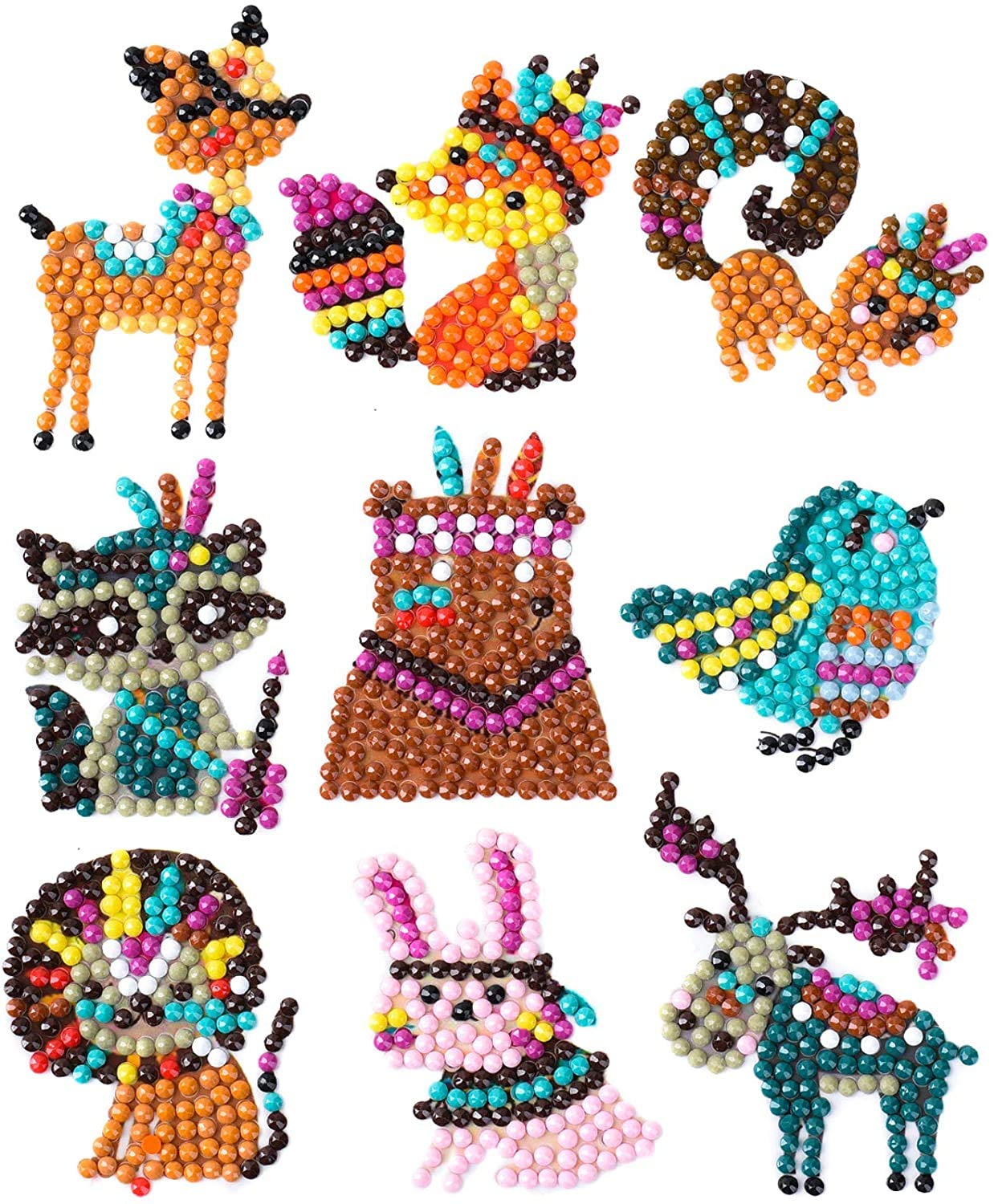 Litvibes DIY Diamond Painting 5D Stickers,Mosaic Diamond Stickers Art and Craft kit for Kids & Children - (Animal) (B091FYYRVY) Amazon Price History, Amazon Price Tracker