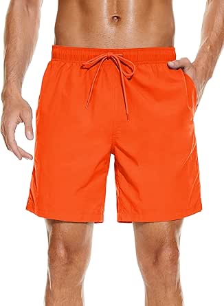 EZA Men's Thin Quick Dry Beach Shorts Casual Sports Short Pants Swim Trunks - View #8