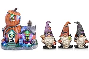Valery Madelyn Halloween Gnomes: Spooktacular Statues for Outdoor Festivities