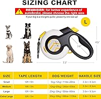 Vista 5 de FIDA AutoBrake - Correa retráctil para perro. Diseño patentado avanzado para el tirón del perro, correa resistente de 16 pies sin tirones