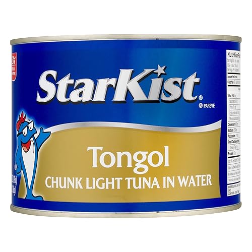 Chunk Light Tongol Atún en agua - Lata de 66.5 oz (paquete de 6)
