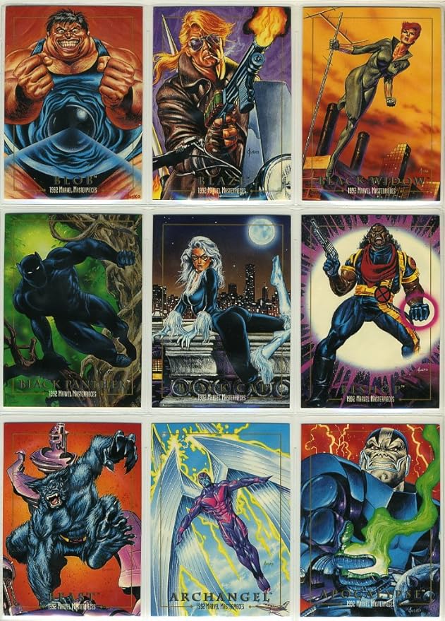 Marvel Masterpiece Cards Value 1994 Marvel Masterpieces Muddy Colors