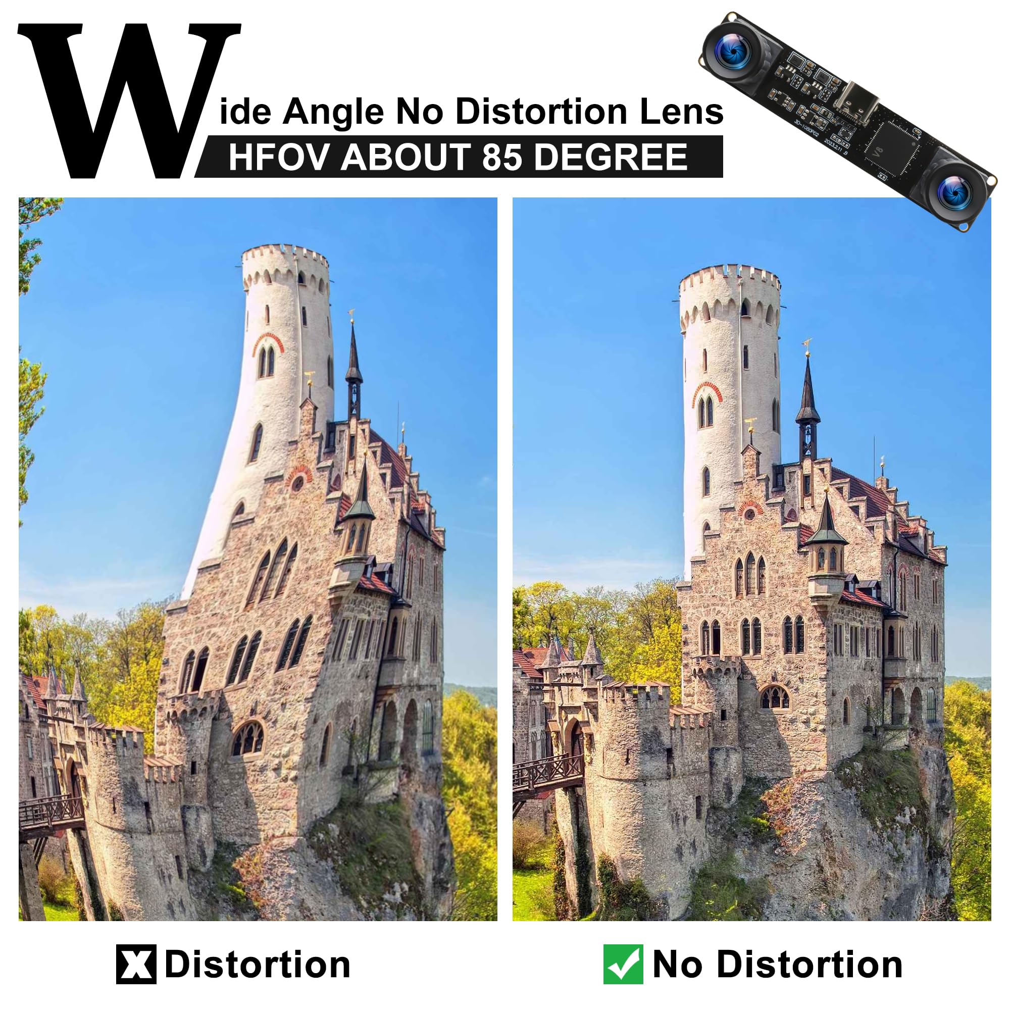 ELP 60fps 3Dステレオ同期USBカメラモジュール4MP 85度 Amazon.co.jp: ELP 60fps 3Dステレオ同期USBカメラモジュール4MP