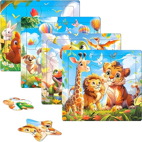 Miniatura 1 de Rompecabezas de madera para niños de 3 a 5 años, regalo ideal para niños, rompecabezas para niños pequeños de 1 a 3 años, juguetes educativos