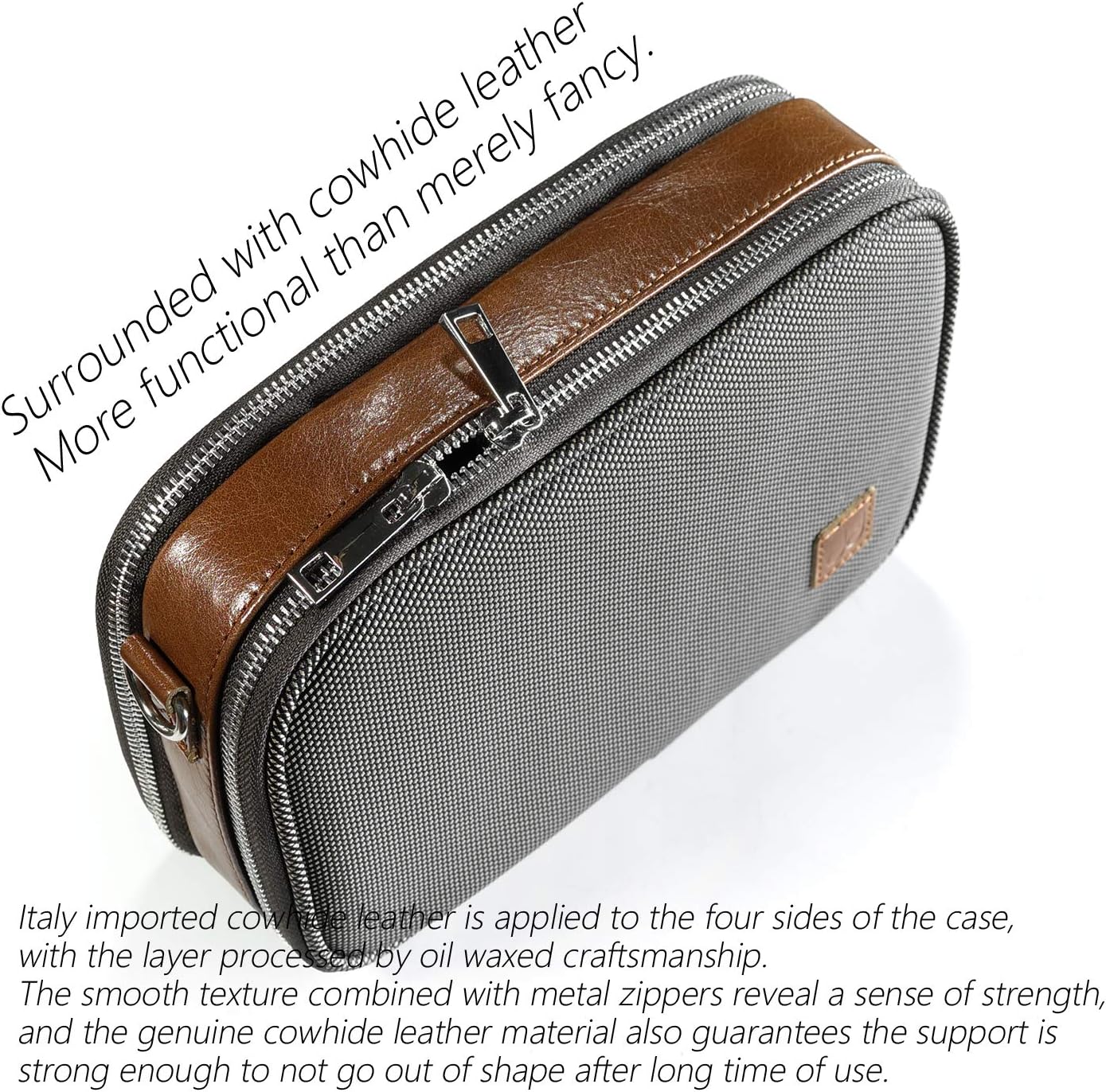 40% Off Discount DD ddHiFi C-2020 Two Layers HiFi Music Player Carrying Case Protective Storage Organizer Bag On-The-go for DAP DAC AMP Amplifier Earphones Earbuds with Hand Strap and Shoulder Strap (Brown) Flash Deals - 60% OFF DD ddHiFi C-2020 Two Layers HiFi Music Player Carrying Case Protective Storage Organizer Bag On-The-go for DAP DAC AMP Amplifier Earphones Earbuds with Hand Strap and Shoulder Strap (Brown)