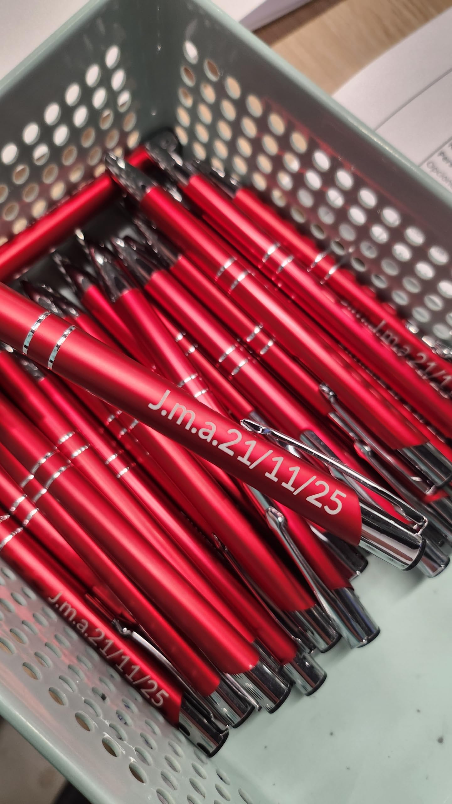 Uvimark | 50 Bolígrafos Personalizados | Artículos publicitarios | Merchandising | Regalos de Empresa | Detalles de Boda | Bolígrafos Personalizables