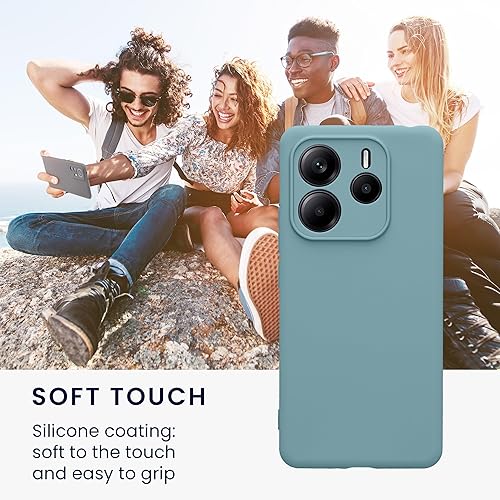 Vista 879 de kwmobile Funda compatible con Xiaomi Redmi Note 11 / Note 11S - Funda protectora de silicona TPU suave y delgada - Azul Báltico Azul (Baltic Blue)