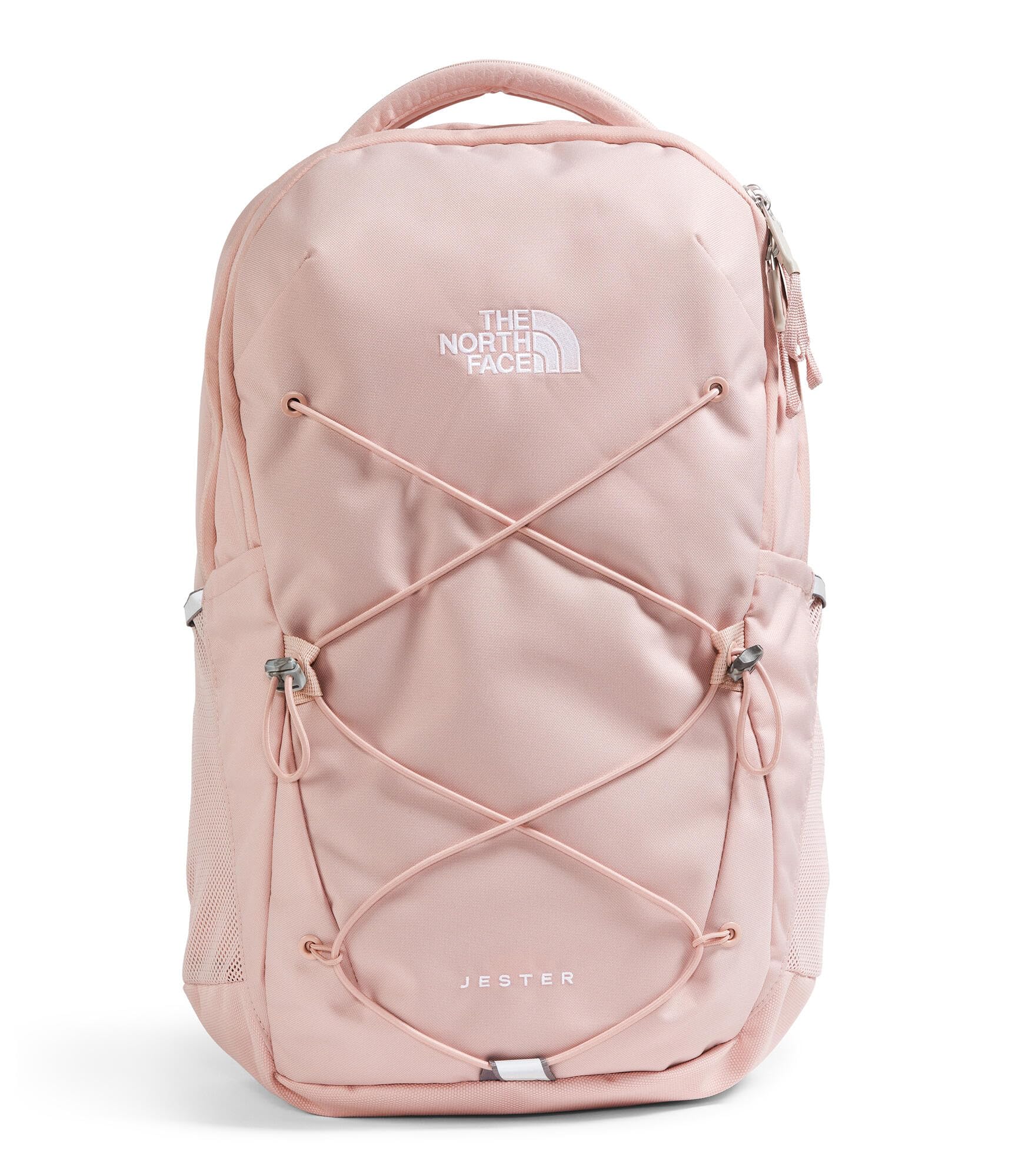 The North Face Women's Jester Everyday Laptop Backpack - Commuter Travel Bag, Laptop Sleeve, Water-Repellent, Pink Moss, One Size
