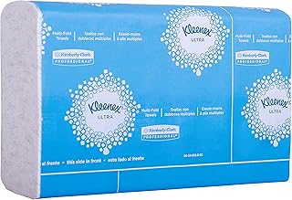 Kleenex Reveal Multi-Fold Hand Towels (46321), 8â€ x 9.4â€, For Kleenex Reveal Countertop System Dispenser, White, 2,400 Towels / Case, 16 Packs of 150 Paper Towels