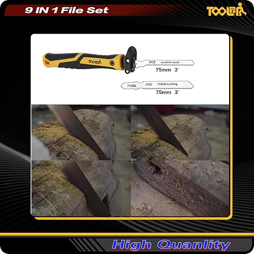 Miniatura 14 de Juego de limas, juego de limas y sierra. lima de metal, herramientas de limas de metal para acero, limas de acero profesionales Juego de archivos 8