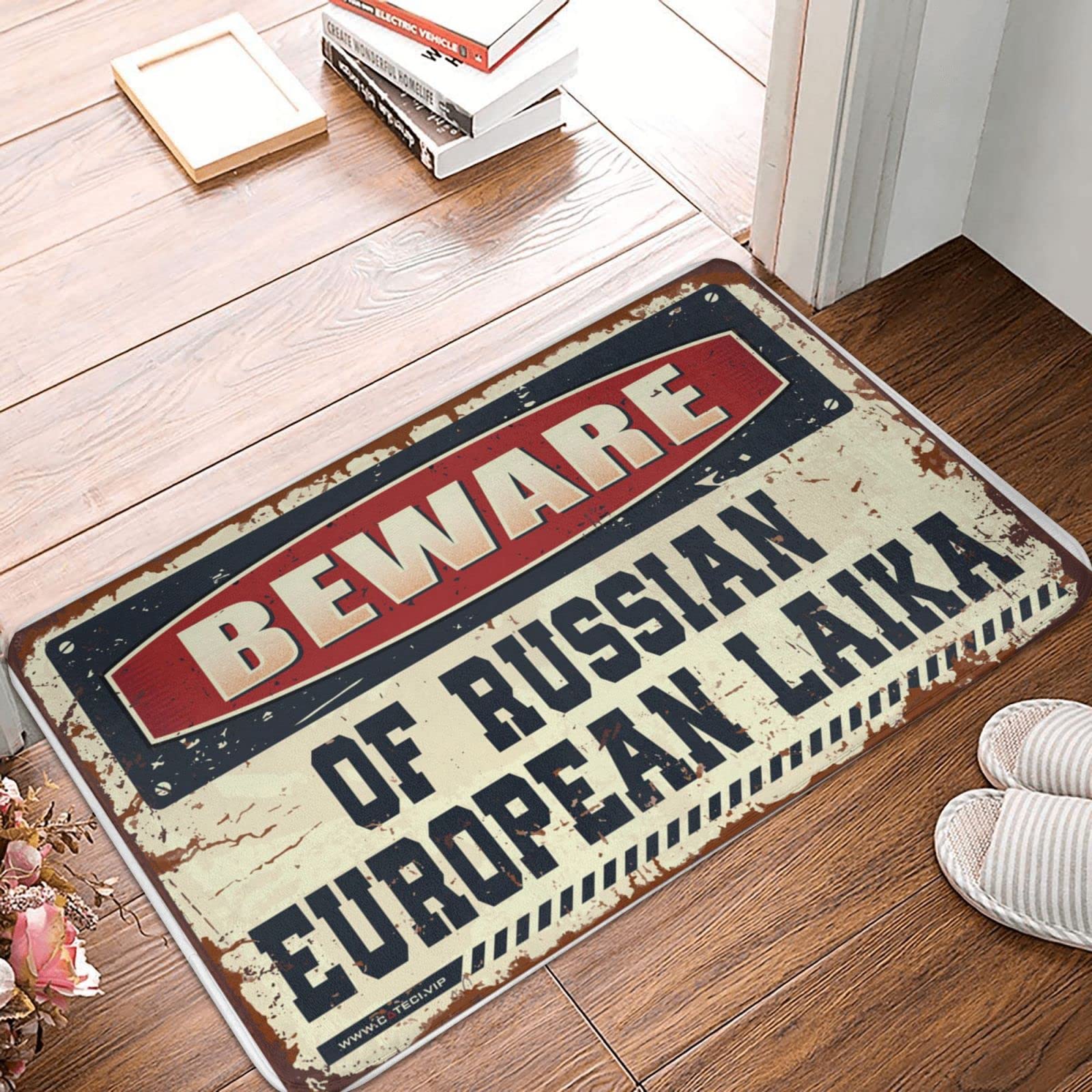 Paillasson européen Laika 65x90 cm idéal pour une déco de man cave chaleureuse en automne