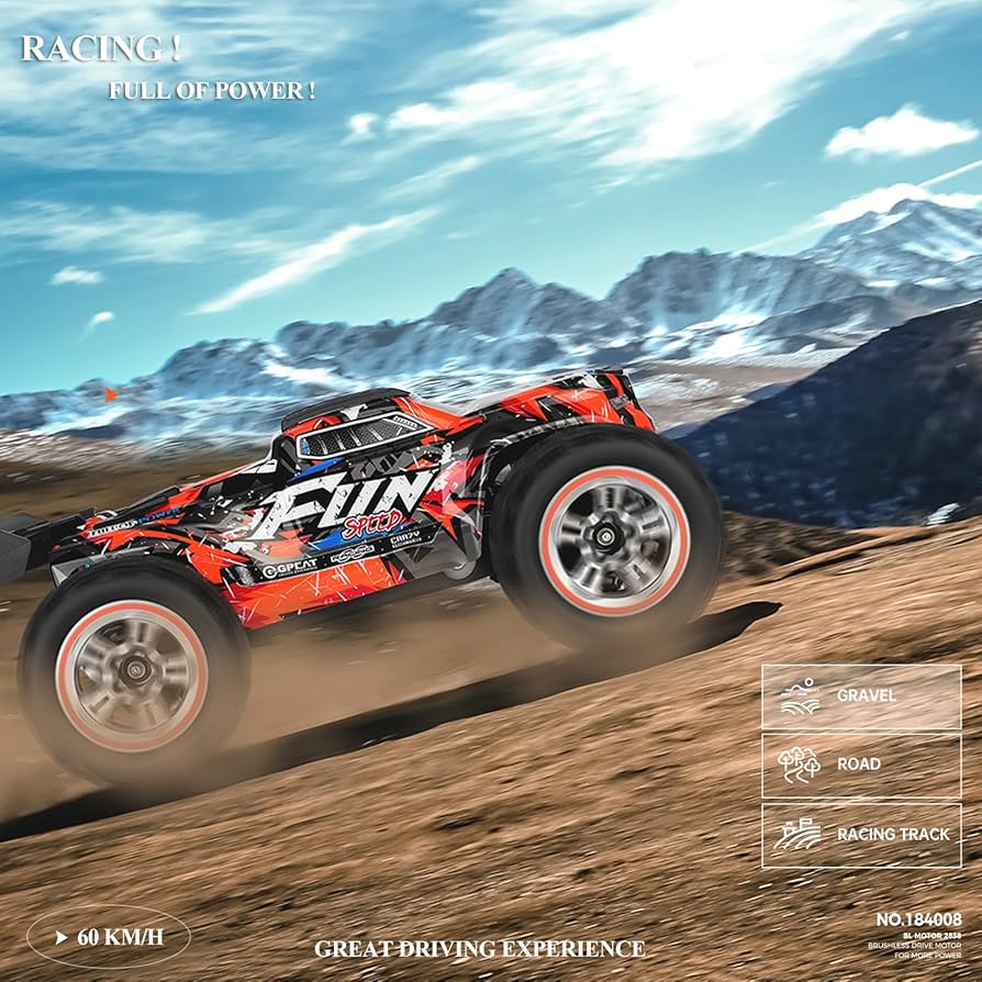 Amazon.com: GoolRC WLtoys 184008 Brushless RC Cars for