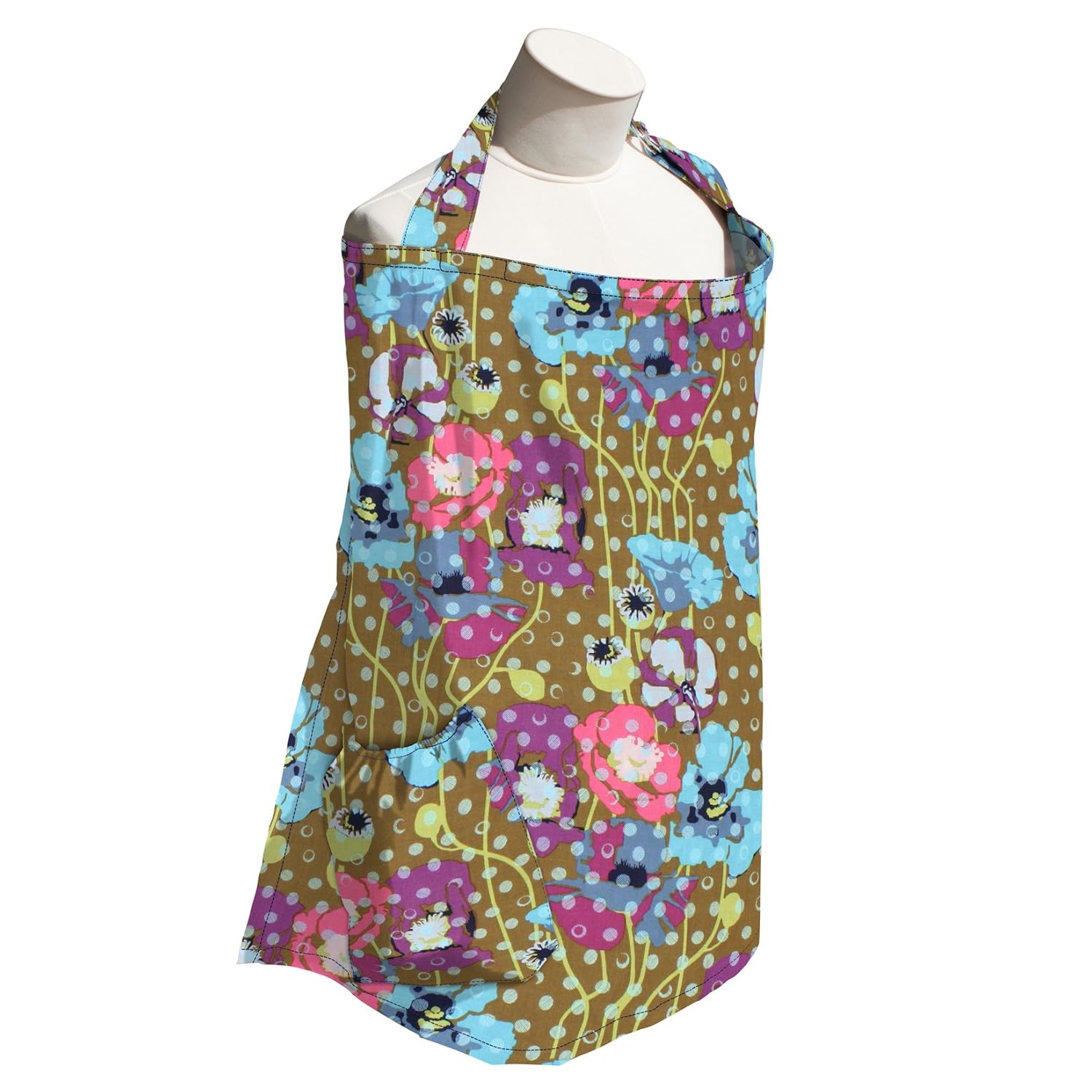 Planet Wise Baby Nursing Cover for Breastfeeding, Bronze Poppies