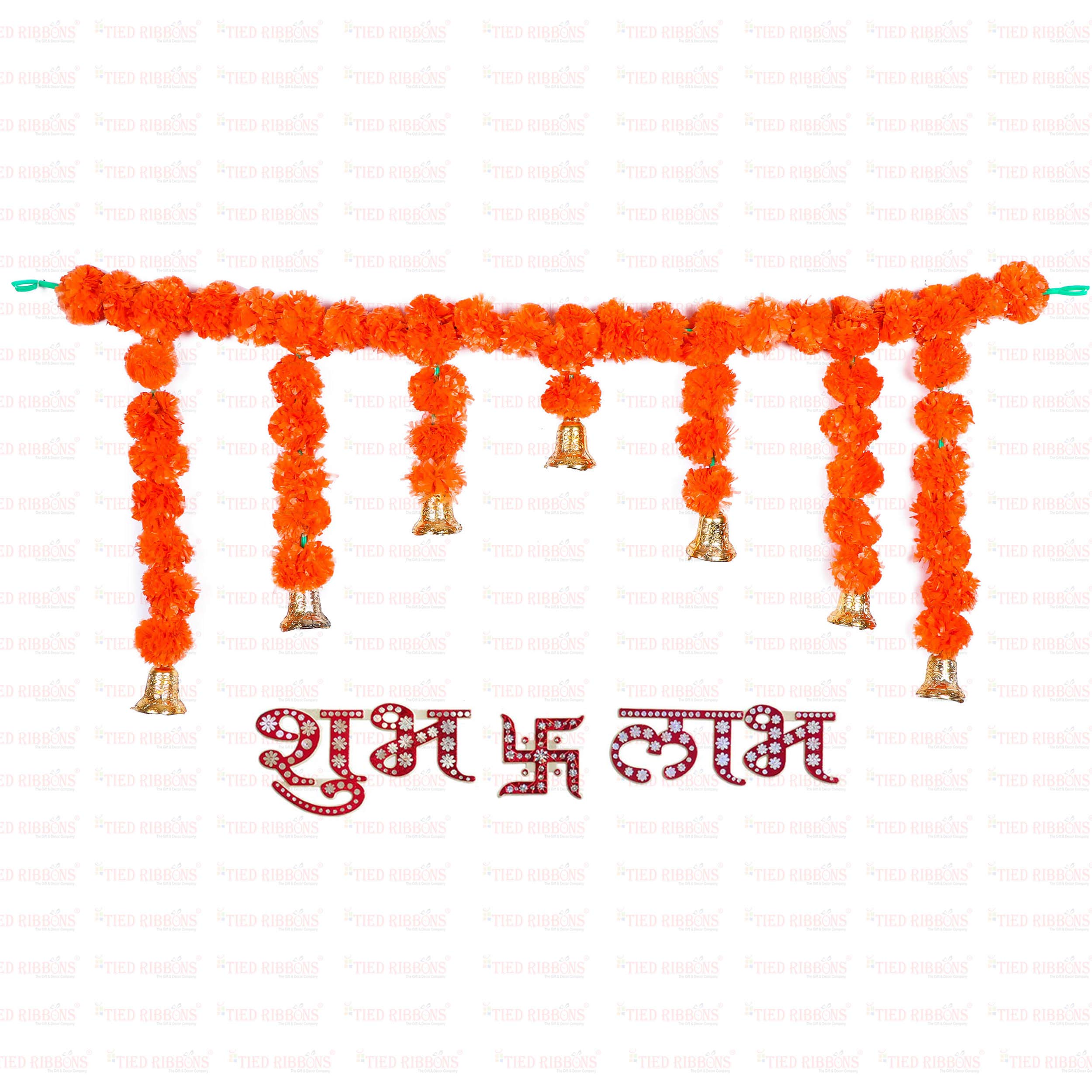 Buy Artificial Marigold Fluffy Garlands Toran, Handmade Door Toran | bandhanwar | Door Hangings| multicolour 1 PCS Indian home floral decorations Festivals Decoration Online at Best Prices in India