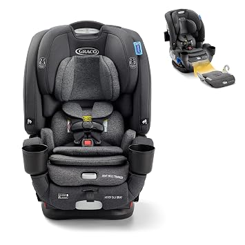 Graco 4Ever DLX Grad 5-in-1 Slim Convertible Car Seat, Harrison