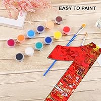 Vista 3 de HILAZA Número 1 Grande de Madera de 17 Pulgadas, Tablero de Señal de Número de Madera en Blanco Sin Terminar de 1/4 Pulgada de Grosor