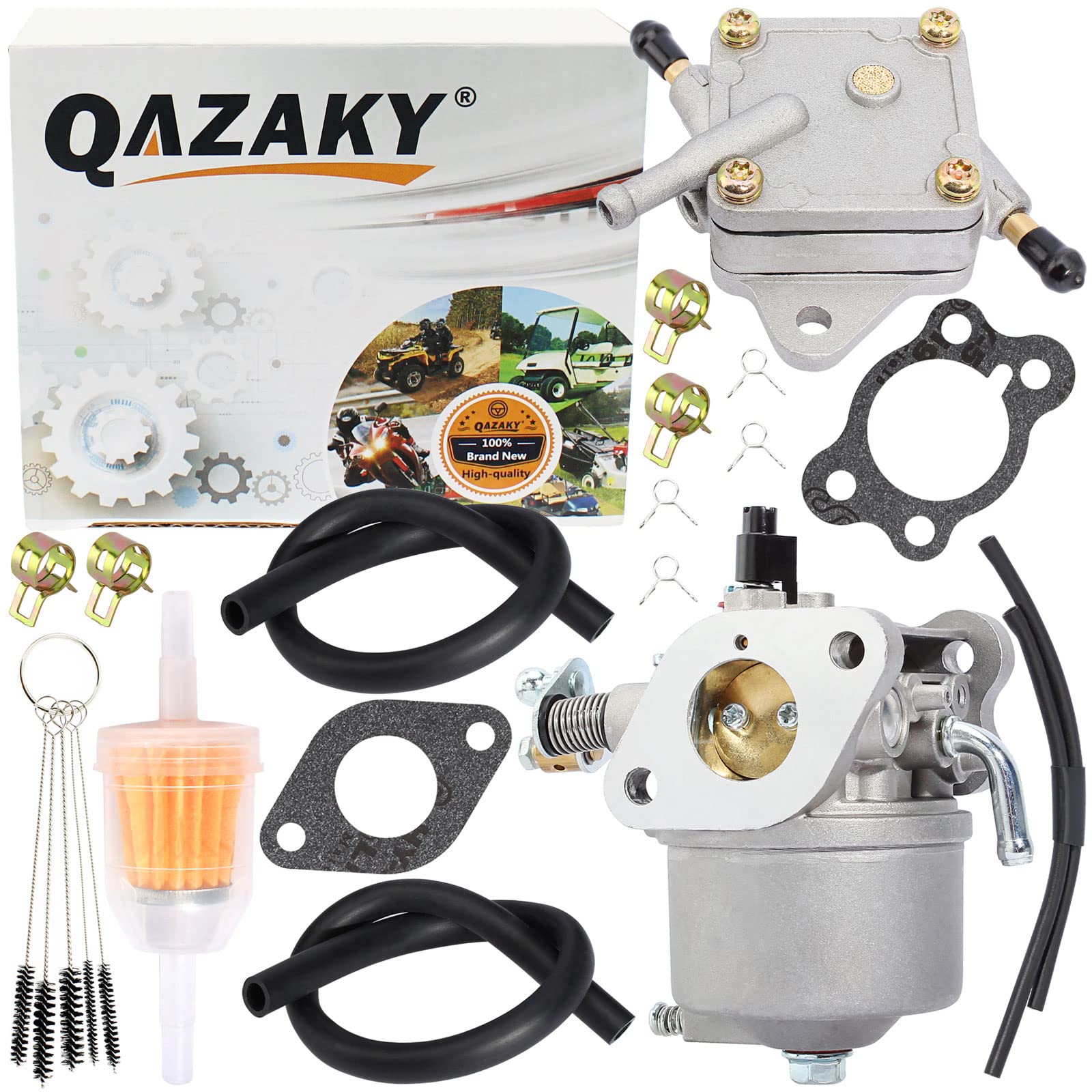 Buy QAZAKY Golf Cart Carburetor Fuel Pump Compatible with EZGO 350cc 4
