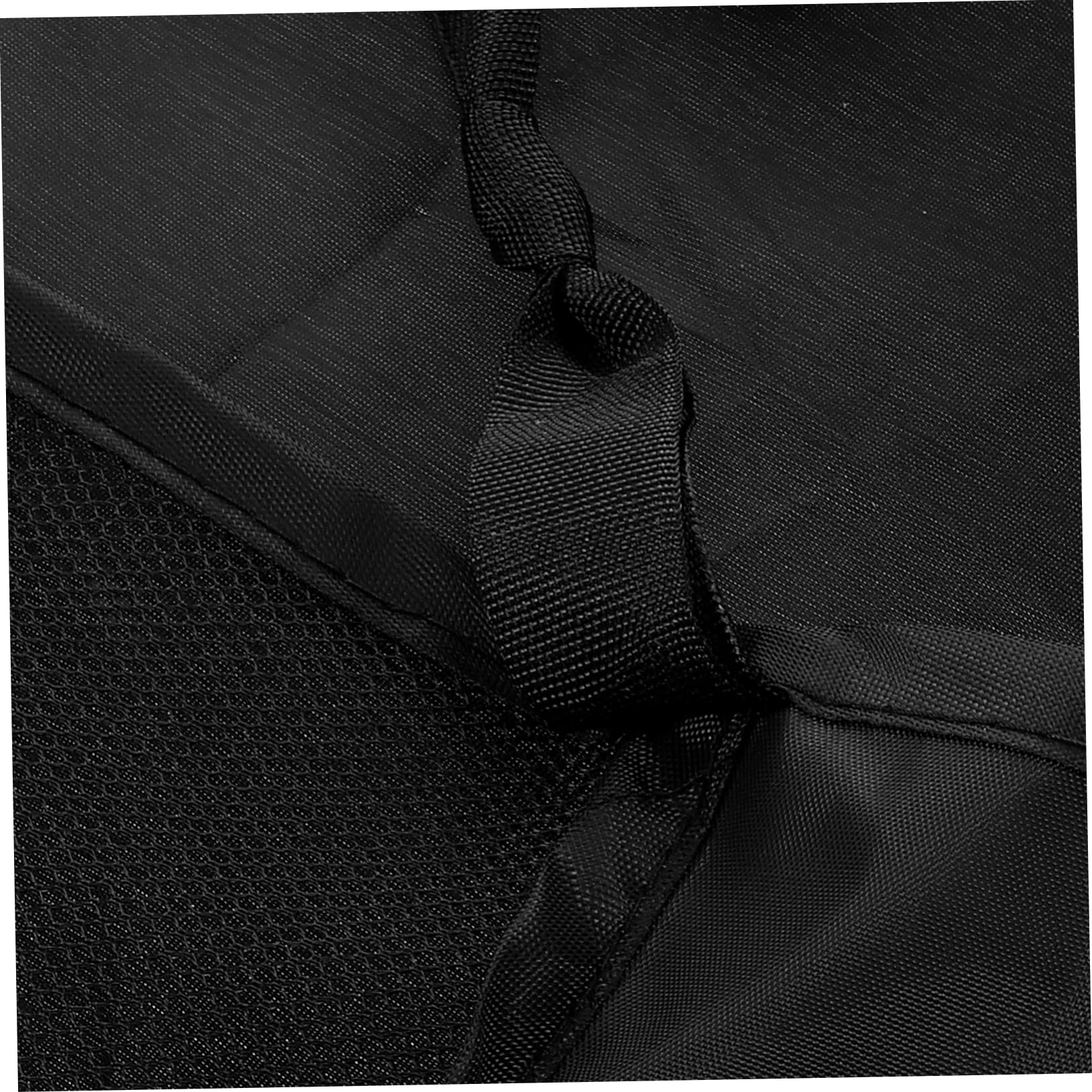 Panier de rangement en maille filet pour poussette - Panier inférieur robuste - Noir - Accessoires pour transporter bouteilles, couches, collations
