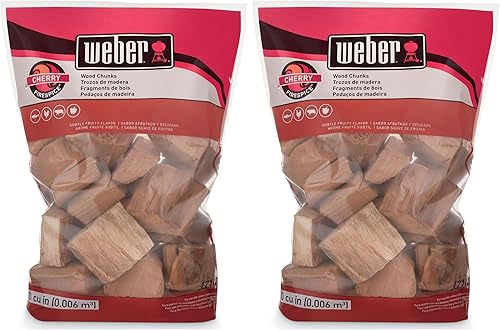 Miniatura 13 de Weber Trozos de madera de mezquite, para asar y ahumar, 4 libras.