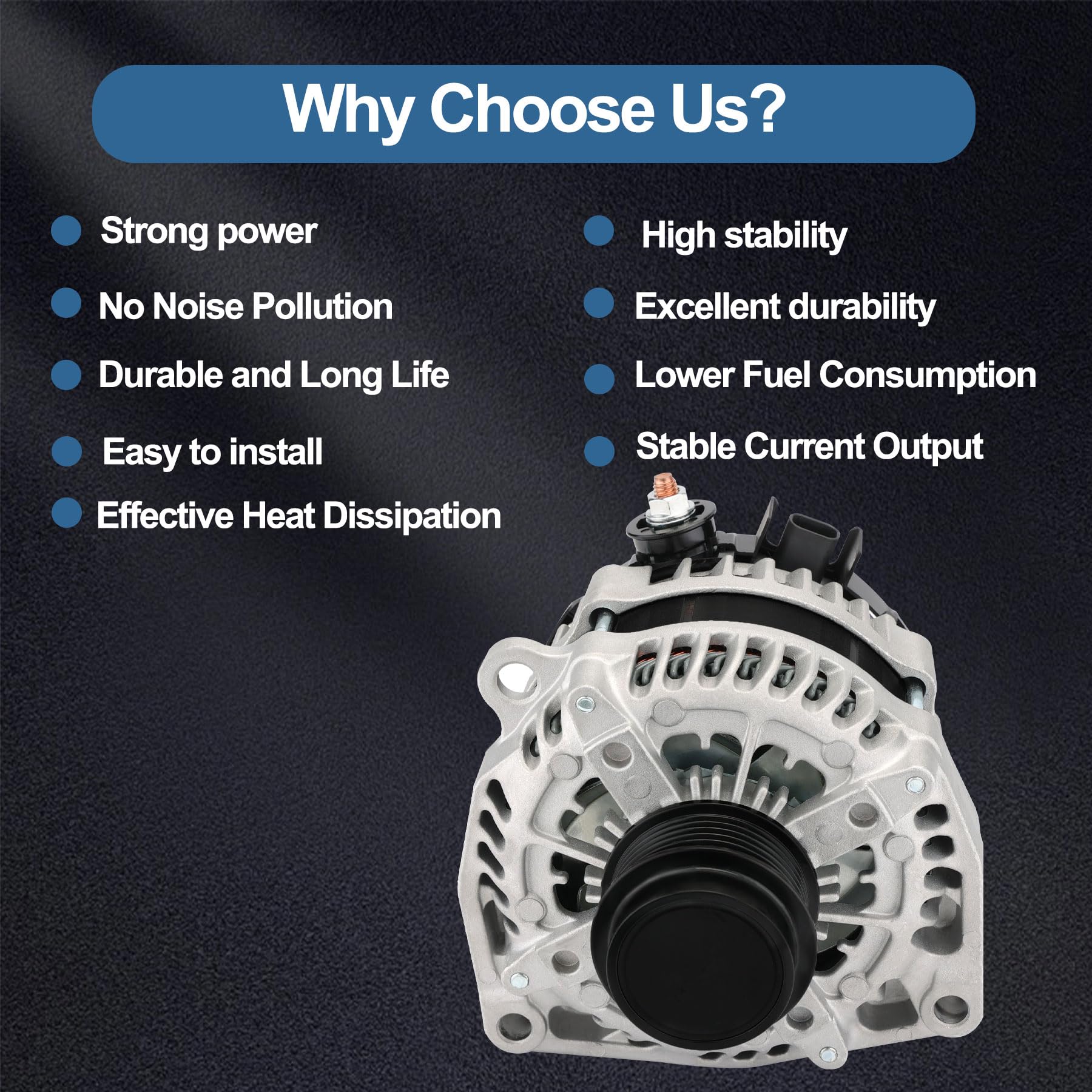 84143540 Alternator Compatible With 2014-2018 Chevy Silverado GMC Sierra 1500 - View #8