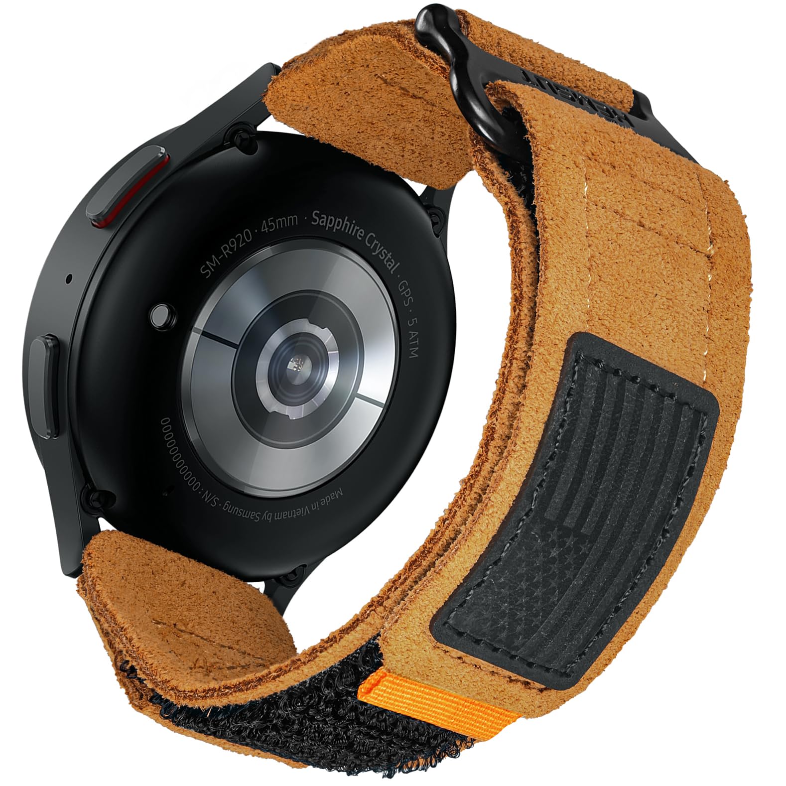 Hemsut Quick Release Watch Band for Samsung Galaxy Watch 6/5/5 Pro/4/3/Gear S3/S2/Active 2, Soft Suede Leather for Amazfit GTR 2e/ GTR 2/ GTR 3 Pro/