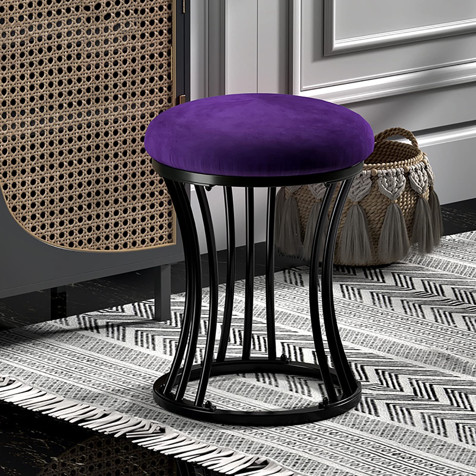 Reposapiés de franela acolchado con espuma suave para un descanso ergonómico en casa