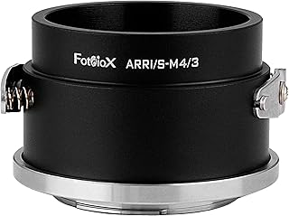 Fotodiox Lens Mount Adapter - Arri Standard (Arri-S) Mount SLR Lens to Micro Four Thirds (MFT, M4/3) Mount Mirrorless Camera Body