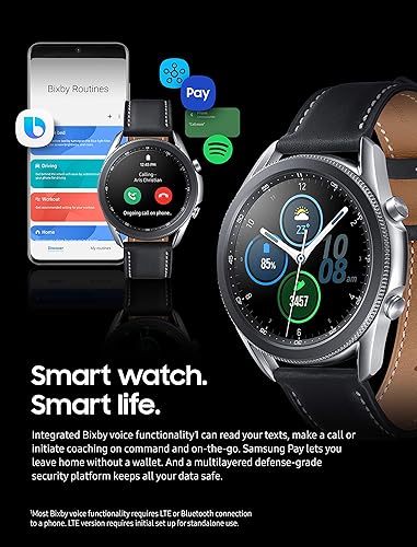 Miniatura 7 de Reloj inteligente Samsung Galaxy Watch 3 (1.614 in, GPS, Bluetooth) con monitoreo avanzado de salud, seguimiento de fitness y batería de larga