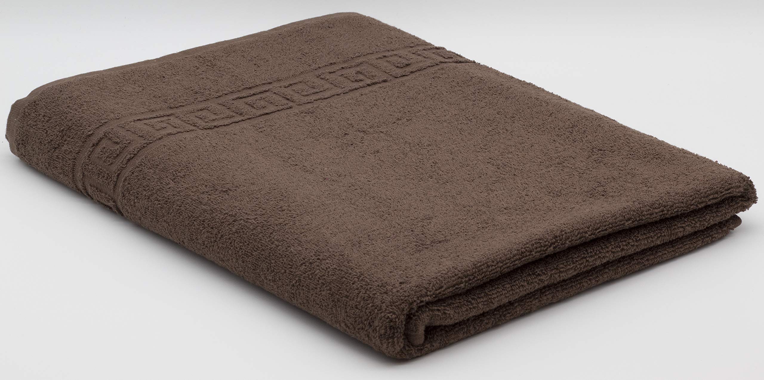 LIGHT TURQUOISE 2 X BATH TOWELS SET, 70X140 LARGE SIZE 100% NATURAL COTTON 500 GSM THICK ABSORBENT TOWEL, HOTEL QUALITY RINGSPUN — view 81